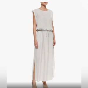 Vince drawstring waist maxi dress